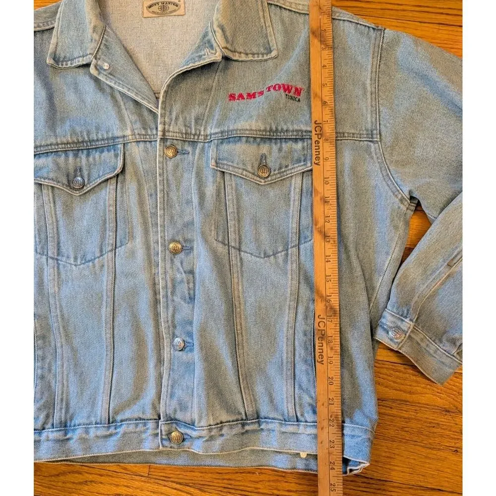 Most Wanted Sam’s Town Wheel Of Fortune Jean Jacket Men's XL